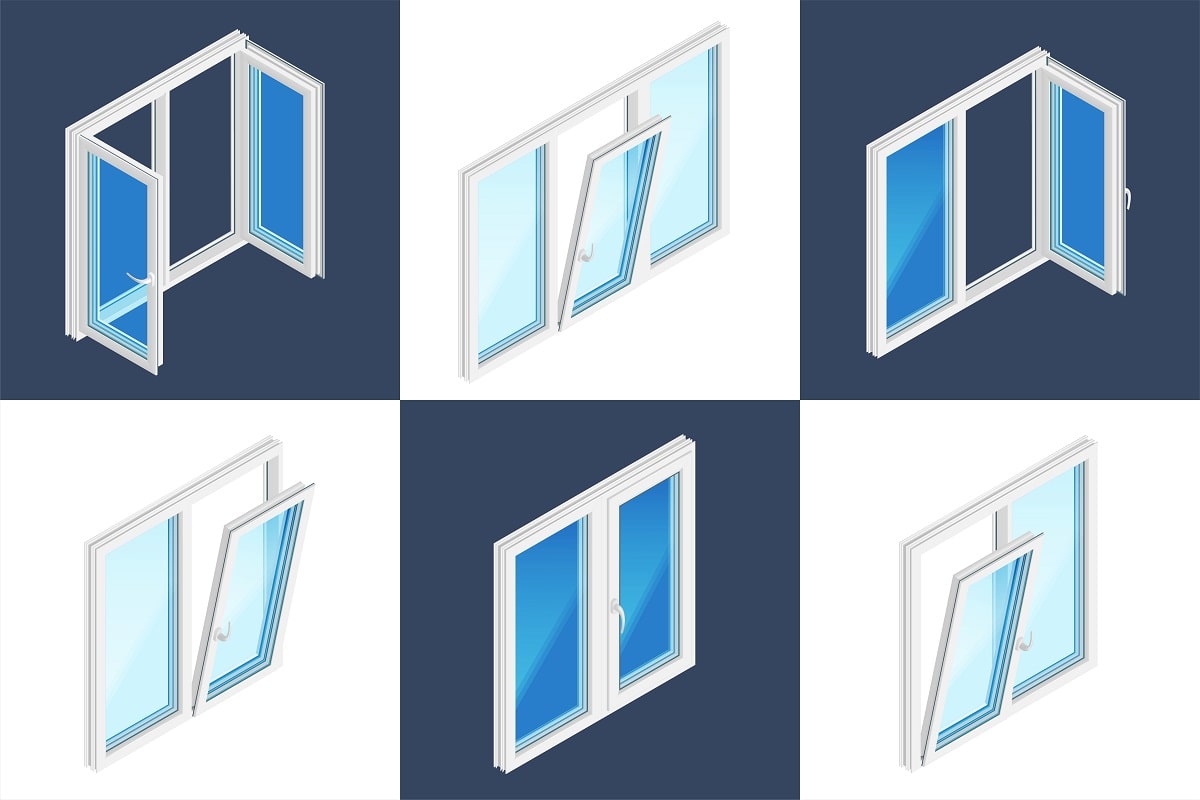 انواع بازشو پنجره
